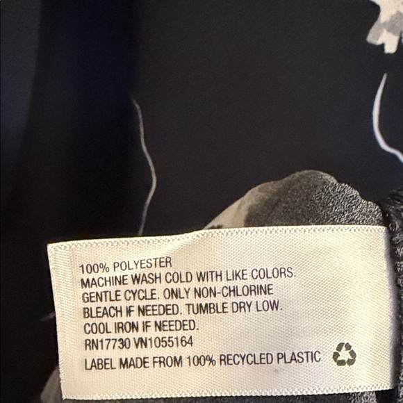 a new day Black Dress with White Floral Design - Picture 6 of 9